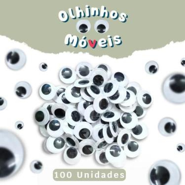 Imagem de Olhinhos Móveis Para Artesanato - 20Mm Pacote Com 100 Unidades - NYBC