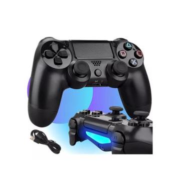 Imagem de Controle Joystick Manete Compativel Para Ps4 Pc S/ Fio Recarregavel - 