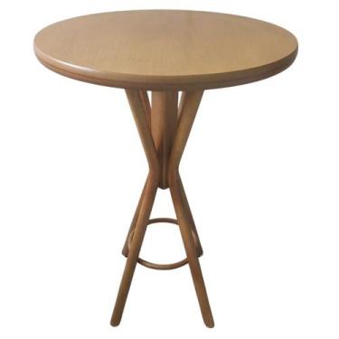 Imagem de Mesa Bistrô Eva Selva Diam 70 cm bancada bar cozinha luxo  - Selva Cad