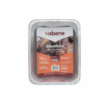 Imagem de Assadeira Retangular 4000ml sem tampa VABENE