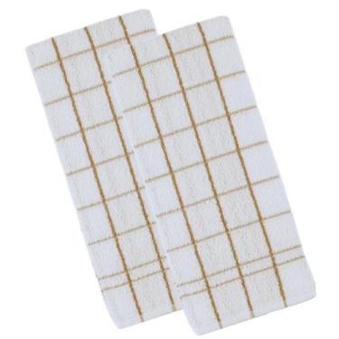 Imagem de Kit 2 panos de prato teka chef premium atoalhado 100% algodão 45x70 cm