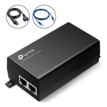 Imagem de Fonte Injetor Poe+ Tp-link Tl-poe160s - Gigabit - Até 30w