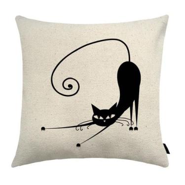 Imagem de Almofada Cat Estampada 40x40cm E2 - FASTLAR