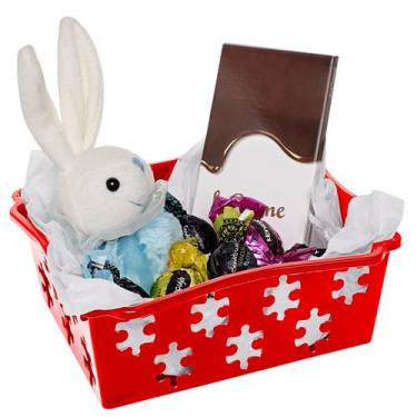 Imagem de Cesto Organizador Cesta Empilhavel Multiuso 21x18x8cm - Jaguar, Vermel