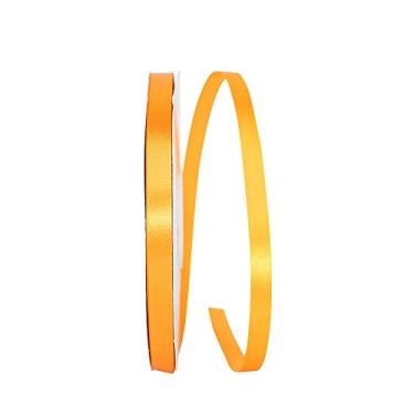 Imagem de Reliant Ribbon Fita de cetim Allure Sfs de rosto único, 1,9 cm x 100 metros, abóbora