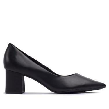 Imagem de Sapato Scarpin Feminino Bottero em Couro Preto, Preto, 37
