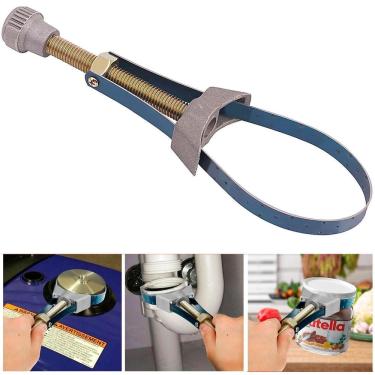 Imagem de Chave Para Abrir Apertar Tampa Filtro Cano Cinta Multiuso