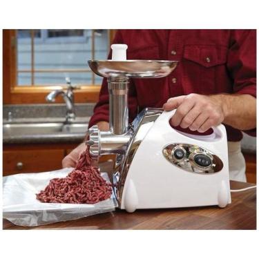 Imagem de Moedor de Carne Elétrico 2800w Completo Linguiça Alimentos Portátil 11