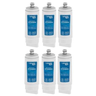 Imagem de Kit 6 Refil E3 Compacto 1101 P/ Purificador Ibbl Avanti Mio - Planeta 