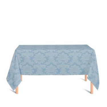 Imagem de Toalha de Mesa Retangular em Tecido Jacquard 100% Poliéster Medalhão A