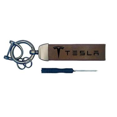 Imagem de Chaveiro Feito Para Tesla Model X Roadster Model Y Model 3 Y - KEYCHAI