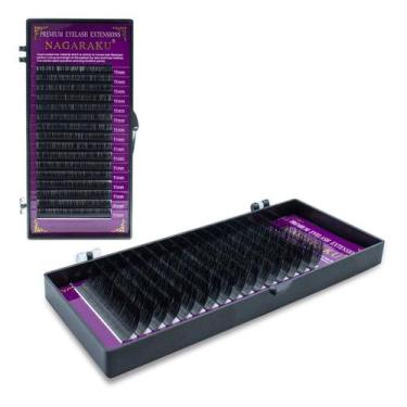 Imagem de Cílios Nagaraku Premium Curvatura D Volume Russo E Fio A Fio