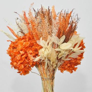 Imagem de Buquê de flores desidratadas hortênsia terracota - Beauté
