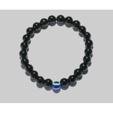 Imagem de Pulseira Bracelete Missangas Olho Grego - Magazine word jóias 