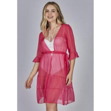Imagem de Saida de praia greta - Celestine, Pink, M