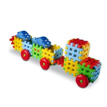 Imagem de Quebra cabeça infantil - carrinho - Zein