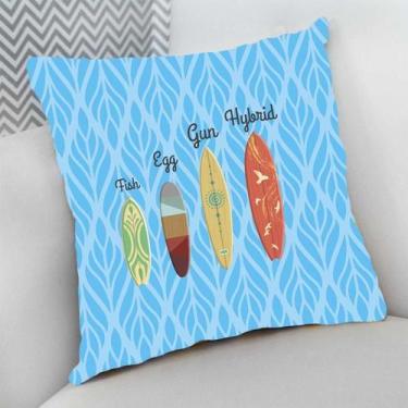 Imagem de Almofada Decorativa Cheia Personalizada Surf Pranchas - Deluzz