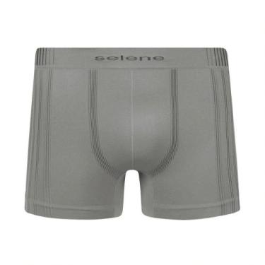 Imagem de Cueca Boxer Selene Linie Poliamida Sem Costura Cinza