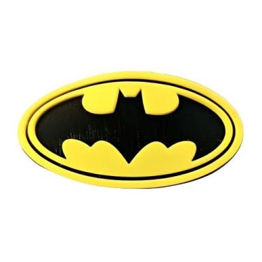 Imagem de Kit 50 Peças aplique Emborrachado Emblema Batman - RAE