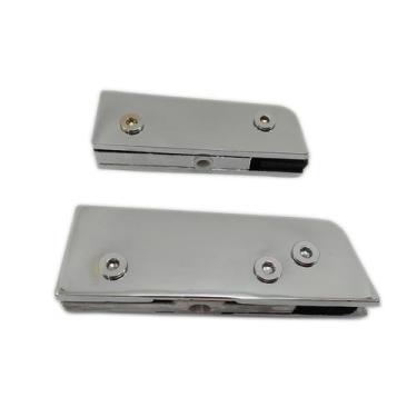 Imagem de Dobradiça superior + inferior para porta pivotante de vidro temperado 