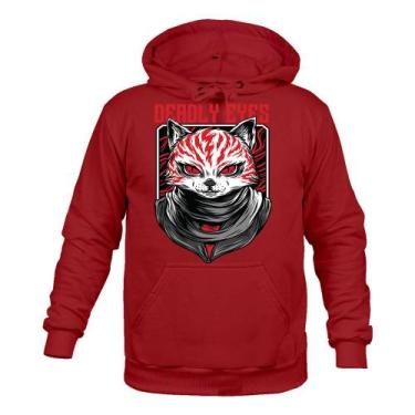 Imagem de Moletom 100% Algodão Inverno Deadly - Surprass, Bordô, P