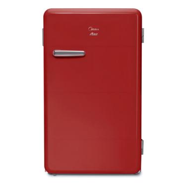 Imagem de Frigobar Retrô Midea 95 Litros Vermelho 127v MRV10V1