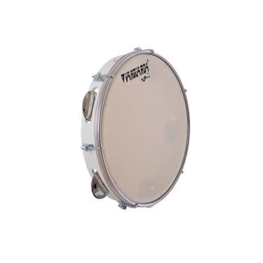 Imagem de Pandeiro Abs Branco 10" Pele Leitosa Spanking