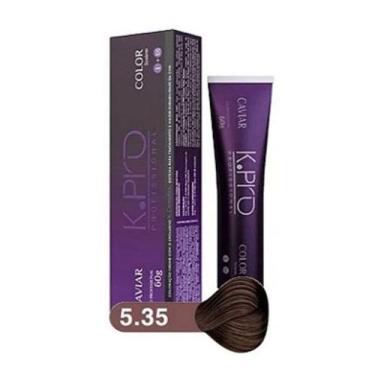 Imagem de Tintura Profissional K.PRO Caviar Color 5.35 Castanho Claro Chocolate 