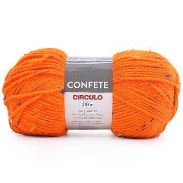 Imagem de Fio Confete Círculo 100g, 4283 APRICOT