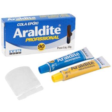 Imagem de Cola Epóxi 90 Minutos 23g Araldite Profissional - TEK BOND