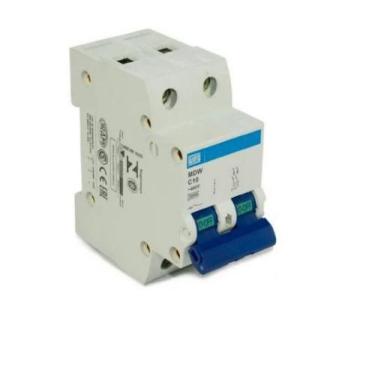 Imagem de Mini disjuntor bipolar weg mdw c10a - c50a