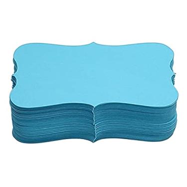 Imagem de PPAPPAPPIYO 3,5 x 2 cartões de índice de cores (100) Papel - Em branco (azul)