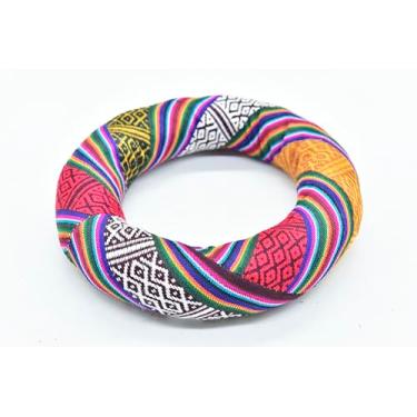 Imagem de Almofada de anel de brocado de seda de 15 cm para tigela tibetana e cristal ~ Melhor para tigela de 17,78 cm a 20,3 cm (arco-íris)