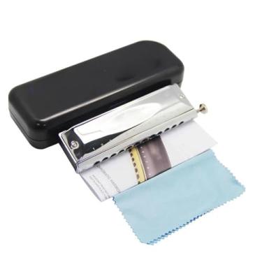 Imagem de Para Iniciantes harmônica Gaita Cromática 12 Buracos 48 Tons Abs Pente A/c/g/d/bb Chave Boca Instrumentos Musicais De Som Profissional(A)