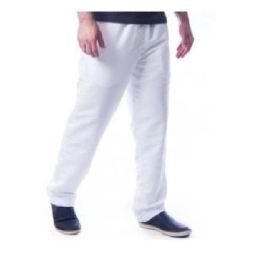 Imagem de Calça Masculina Fitness Em Tactel 03 Bolsos - C&C, Branco, GG