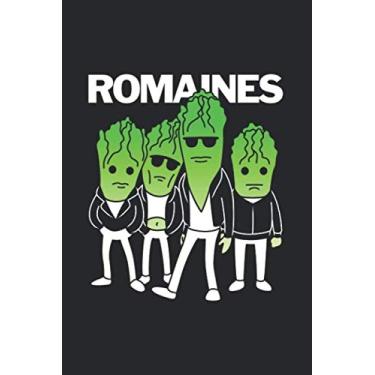 Imagem de Romaines: Notebook & Journal - Funny Punk Rock Journal, Blank & Lined Notebook, Original Romaine Lettuce Punk Band Composition Book, School, College Or Office Gag Gift