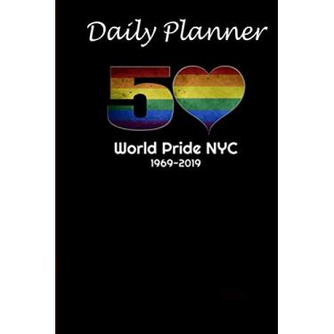 Imagem de Daily Planner - World Pride 50th Anniversary NYC LGBT New York City Vintage: Daily planner, 6x9 inch, 136 pages - Birthday gift ideas for kids men women