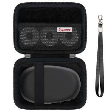 Imagem de Supmay Estojo rígido para máquina de etiquetar SUPVAN E10 Bluetooth, etiqueta à prova d'água contínua, capa de proteção de etiquetadora sem tinta com bolso de malha para fita adesiva, cabo de