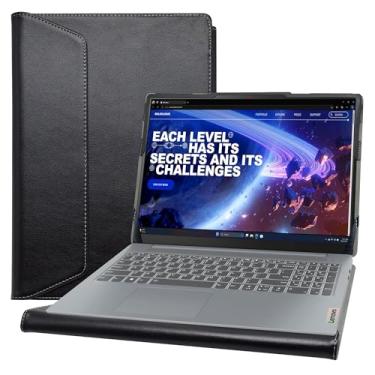 Imagem de Alapmk Capa protetora para Lenovo Yoga Slim 7i Aura Edition Intel 15/Ideapad Slim 5 15 Gen 10/Ideapad Slim 5i 15 Gen 10/Ideapad Slim 5 15 Gen 9/Ideapad Slim 5i 15 Gen 9/IdeaPad Slim 3 15 Gen 10, Preto