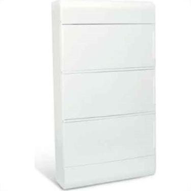 Imagem de Centrinho Steck Ouro Embutir 36 Din Porta Branco Sce36Po