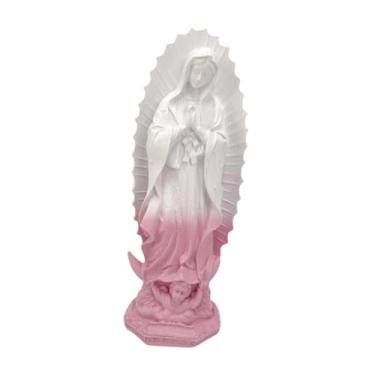 Imagem de Ｂｅｓｇａ Estátua da Bem-Aventurada Maria Escultura Religiosa Ornamento de Mesa Nossa Senhora de Fátima Estatueta Decoração de Natal para Casa Ornamento para, Style H