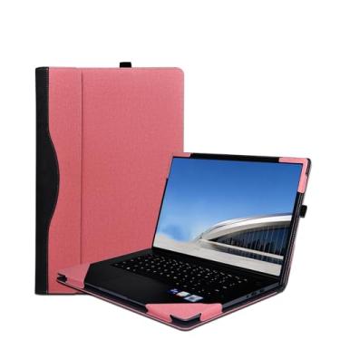 Imagem de Capa de laptop para Samsung Galaxy Book4 Edge 14 polegadas e 14 polegadas Book 4 Pro e para Book3 Pro, capa de couro PU para notebook (rosa, 35.6 cm)