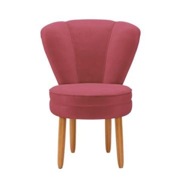 Imagem de Cadeira para Quarto Penteadeira Tecido Veludo Resistente - MOBLAN Deco