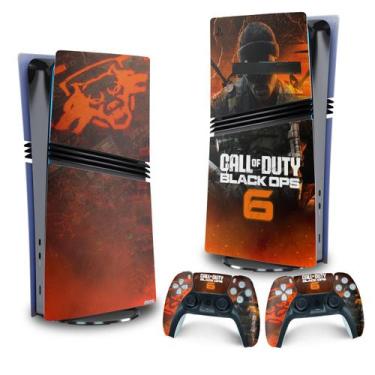 Imagem de Adesivo Compatível PS5 Pro Skin Vertical Call Of Duty Black Ops 6 - Po