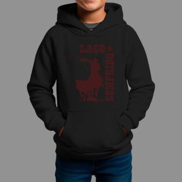 Imagem de Moletom Canguru Infantil Country Casual Moda Country Inverno Blusa De 