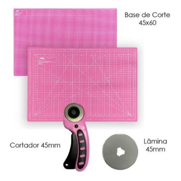 Imagem de Base De Corte Para Patchwork Artesanato Placa Mesa 60x45 Cortador Circ