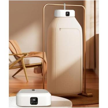 Imagem de Secador de roupas, Mini Secador para Roupas, Secadora de Roupas, Secador, Secador Portatil, com Função de Temporizador e 2 Níveis de Aquecimento, Design de Tensão Ampla, Adequado para 110V ~ 220V