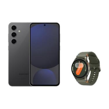 Imagem de Samsung Combo Celular Galaxy S24 FE (128GB) Grafite + Galaxy Watch7 BT 40mm - Verde