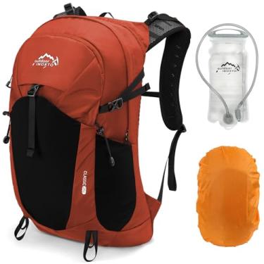 Imagem de Mochila de hidratação para caminhadas com bexiga de água de 3 litros para mulheres e homens Mochila de água de 25 litros para caminhadas, ciclismo, corrida, escalada, acampamento (laranja) (laranja)