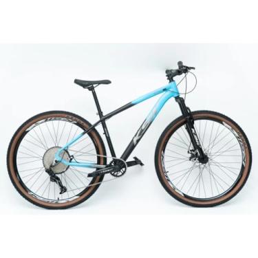 Imagem de Bicicleta Aro 29 KSW MTB 12 Vel Quadro em Alumínio Freio a Disco Câmbio de Alta Precisão (Azul Pant/Preto/Prata, 19)